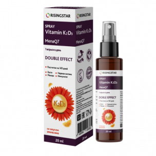 Risingstar Vitamin K2 &amp; D3 Spray, 20 мл