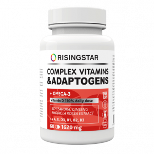 Risingstar Complex Vitamins &amp; Adaptogens, 60 капс
