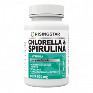 Risingstar Chlorella &amp; Spirulina, 60 капс