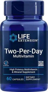 Life Extension Two-Per-Day, 60 капс
