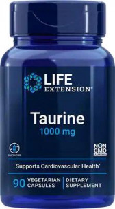 Life Extension Taurine 1000 мг, 90 вег.капс