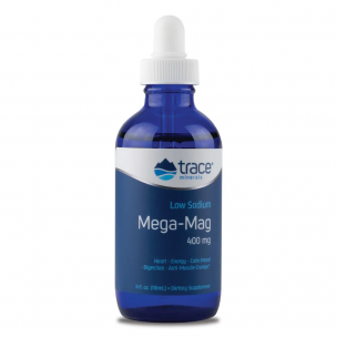 Trace Minerals Mega-Mag 400 мг, 118 мл