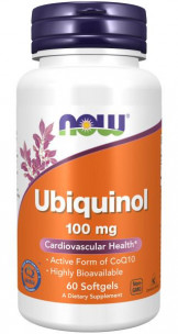 NOW UBIQUINOL 100 мг, 60 капс