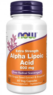 NOW Alpha Lipoic Acid 600 мг, 60 капс