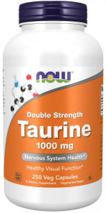 NOW Taurine 1000 мг, 250 вег.капс