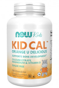 NOW Kid Cal CHEWABLE, 100 таб