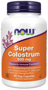 NOW Super Colostrum 500 мг, 90 капс