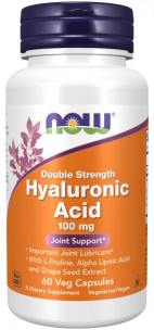 NOW Hyaluronic Acid 100 мг, 60 капс