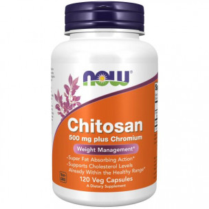 NOW Chitosan Plus 500 мг, 120 капс