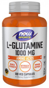 NOW L-Glutamine 1000mg, 120 капс