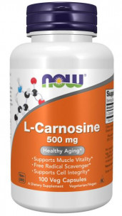 NOW L-Carnosine 500 мг, 100 вег.капс