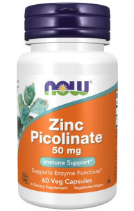 NOW Zinc Picolinate 50 mg, 60 капс