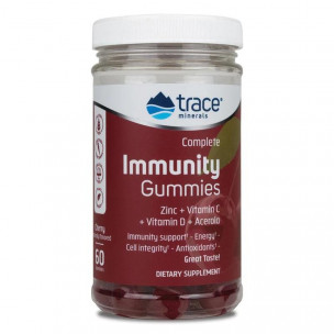 Trace Minerals Immunity Gummies Zinc, Vitamin C, Vitamin D, Acerola, 60 таб