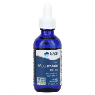 Trace Minerals Ionic Magnesium 400 мг, 59 мл