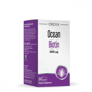 Orzax OCEAN BIOTIN 5000 MCG, 60 капс
