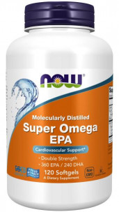 NOW Super Omega EPA, 120 капс