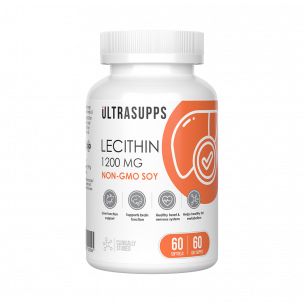 Ultrasupps Lecithin 1200 mg, 60 капсул