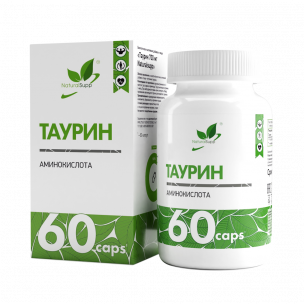 Natural Supp Taurine, 60 капсул