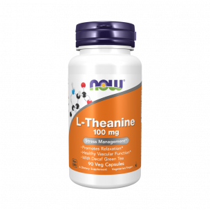 NOW L-Theanine 100 mg, 90 капсул