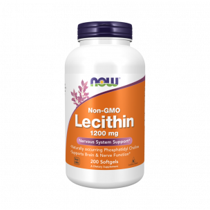 NOW Non-GMO Lecithin 1200 mg, 200 капсул