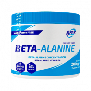 6PAK Nutrition BETA-ALANINE, 200 г