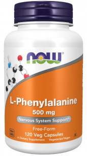 NOW PHENYLALANINE 500 мг, 120 капс