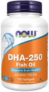 NOW DHA-250, 120 капс
