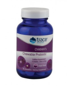 Trace Minerals Children's Chewable Probiotic, 30 таб