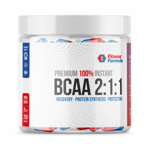 Fitness Formula 100% BCAA 2:1:1 Premium, 250 капсул