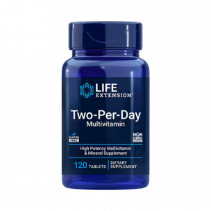 Life Extension Two-Per-Day Multivitamin, 120 таблеток