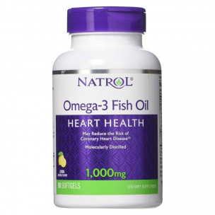 Natrol Omega 3 Fish Oil 1000 мг, 90 капс