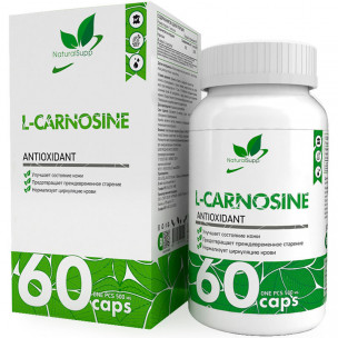 Natural Supp L-Carnosine 500 мг, 60 капс