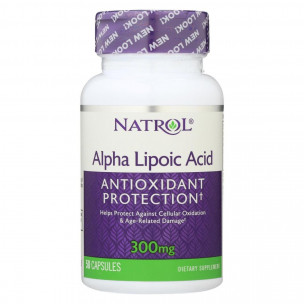 Natrol Alpha Lipoic Acid 300 мг, 50 капс
