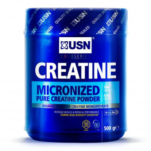 USN Creatine Pure Micronized Monohydrate Powder, 500 г