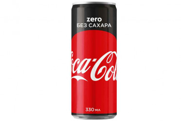 CocaCola Напиток CocaCola Zero ж/б, 330 мл