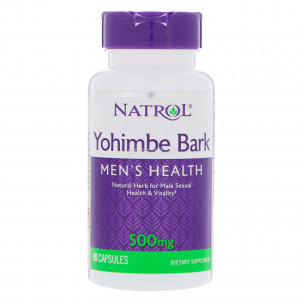Natrol Yohimbe Bark 500 mg, 90 капс