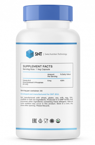 SNT Vitamin P-5-P 6 mg, 90 капсул