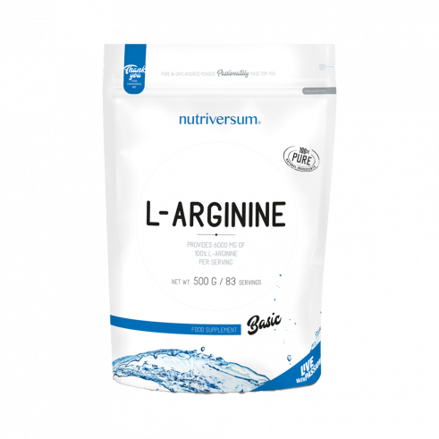 Nutriversum L-Arginine, Л-Аргинин, 500 грамм