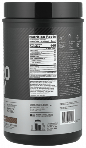 Optimum Nutrition ON - Platinum HydroWhey, ОН - Платинум ГидроВей