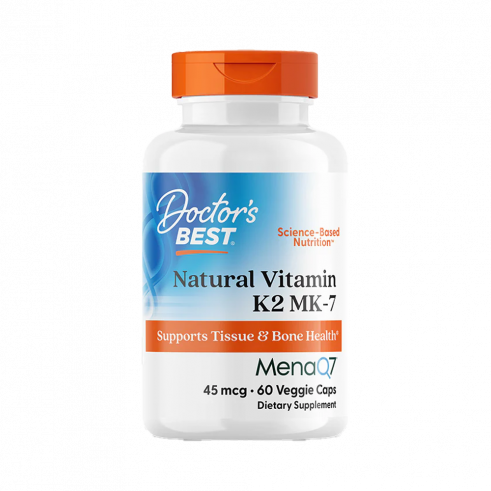 Doctor's Best Vitamin K2 MK-7, Витамин K2 MK-7, 60 капсул