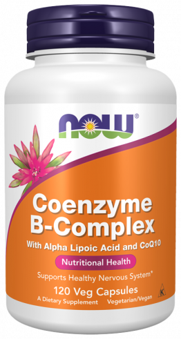 NOW Co-Enzyme B-Complex, Ко-Энзим В-комплекс, 120 капсул