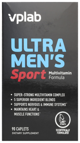 VP Laboratory Ultra Men&rsquo;s Sport Multivitamin Formula, Ультра Менс Спорт Мультивитамин Формула, 90 капсул
