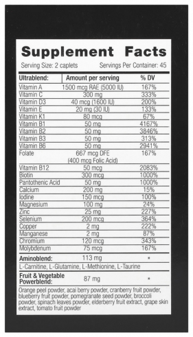 VP Laboratory Ultra Men&rsquo;s Sport Multivitamin Formula, Ультра Менс Спорт Мультивитамин Формула, 90 капсул