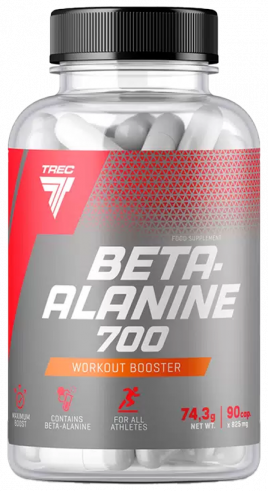 Trec Nutrition Beta-Alanine 700, Аминокислота Бета-Аланин, 90 капсул