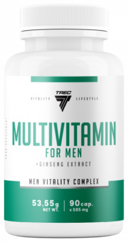 Trec Nutrition Multivitamin For Men, Мультивитамин для мужчин, 90 капсул