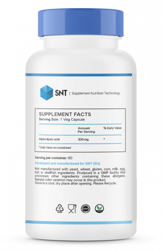 SNT Alpha lipoic acid, 60 капсул