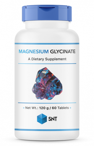 SNT Magnesium Glycinate, Магния Глицинат, 60 таблеток