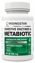 Risingstar Digestive Enzymes &amp; Metabiotic, 60 капс