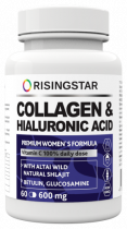 Risingstar Collagen &amp; Hyaluronic Acid, 60 капс