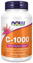 NOW Vitamin C-1000, Витамин С 1000 мг, 100 капсул